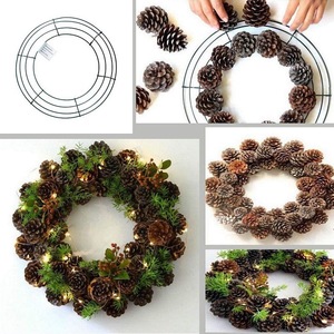 Factory Hots Various Kinds and Sizes Flat Wire <strong>Wreath</strong> <strong>Frames</strong> - Product Image 3