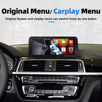 10.25 pouces IPS écran double système voiture GPS Navigation lecteur pour BMW X1 F48 2016-2017 NBT système CarPlay BT Android autoradio