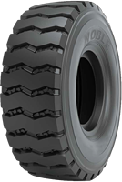 Pneu radial non directionnel NB124 E-3 OTR avec bande de roulement à crampons profonds, pneu minier robuste pour camion benne, chargeuse et niveleuse
