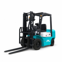 Truk Forklift Bertenaga Lithium PL 2000 kg 76.8 V Baterai Listrik 4 Roda untuk Penanganan Pallet di Hub Logistik