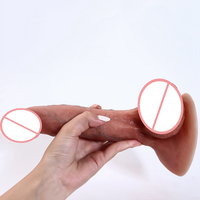 Pene de silicona Insertable de 6,77 pulgadas, tapón anal, Juguetes sexuales para adultos, ventosa, consolador realista grueso, productos para masturbación