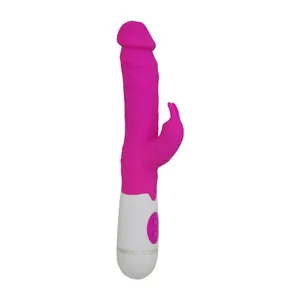 16 kecepatan Vibrator baterai AA silikon besar Dildo mainan seks wanita Vibrator titik G getaran realistis untuk wanita Vibrator