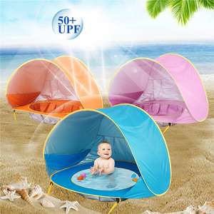 Carpa de Juego Portátil para Niños, Impermeable, con Protección UV, Carpa de Playa para Bebés, Carpa de Juego para Niños, Piscina de Playa, Certificación EN71, Poliéster - Product Image 3