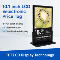 Etiqueta Electrónica de Estante MinewTag de 10.1 Pulgadas con Soporte en Forma de T, Pantalla LCD a Todo Color, con BLE/WiFi para Tiendas Especializadas