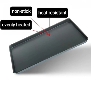 Plaque de cuisson à revêtement antiadhésif rectangulaire de haute qualité, plaque de cuisson, plaque de palette, pour biscuits, <span class=keywords><strong>pizza</strong></span>, pain, prix d'usine - Product Image 6