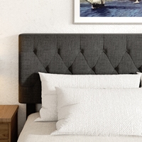 Sommier de lit réglable moderne avec tiroirs de rangement, revêtement en velours, design peu encombrant - Produit de sommeil