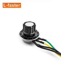 L-faster potentiomètre personnalisé bouton de réglage de l'accélérateur bouton rotatif limiteur de vitesse pour chariot électrique vélo