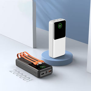 20000 мАч, портативное зарядное устройство с быстрой зарядкой, 22,5 Вт, Type-C, Dual USB Type-C, выход, универсальная розетка, литиевая батарея ABS - Product Image 4