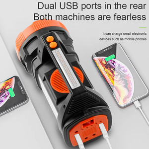 USB sạc đa chức năng năng lượng mặt trời Đèn Ngoài Trời dẫn cắm trại Đèn Xách Tay Cắm Trại đèn lồng với ngân hàng điện và blueteeth - Product Image 5