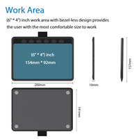 Tablette Graphique Portable avec Stylet pour Dessin Numérique, Compatible Mac et PC