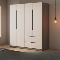 Armoire moderne en bois massif Dongma, rangement de chambre à coucher, pliable, écologique, pour petit appartement et hôtel, pour enfants
