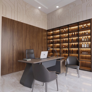 Luxury Perfume Shop Design Modern Beauty Cosmetic Shop Stand Custom Perfume Display Counter - Product Image 6