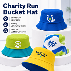 Custom Fashion Outdoor Fishing Caps Embroidered Print <b>Reversible</b> Cotton <b>Bucket</b> Cap <b>Hat</b> - Product Image 1