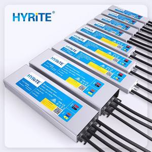 Alimentation électrique à découpage LED Hyrite IP67 IP68 en aluminium, mince, étanche, 100-277VAC, 20-60W, 12V 24V 36V 48V - Product Image 1