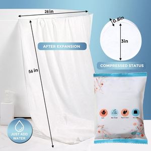 Toalla Facial Mágica Comprimida para Viaje, Desechable, de Tela No Tejida, de Secado Rápido, Redonda, Tamaño Grande, con Diseño de Perlas, Empaquetada en Bolsa Tipo Caramelo, con Logotipo Personalizado - Product Image 3