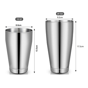 Cổ Điển Thép Không Gỉ <span class=keywords><strong>Boston</strong></span> <span class=keywords><strong>Shaker</strong></span> 28Oz Thực Phẩm Màu Đen An Toàn Trọng Dưới Cho Nhà Thanh Nhà Hàng Sử Dụng - Product Image 6