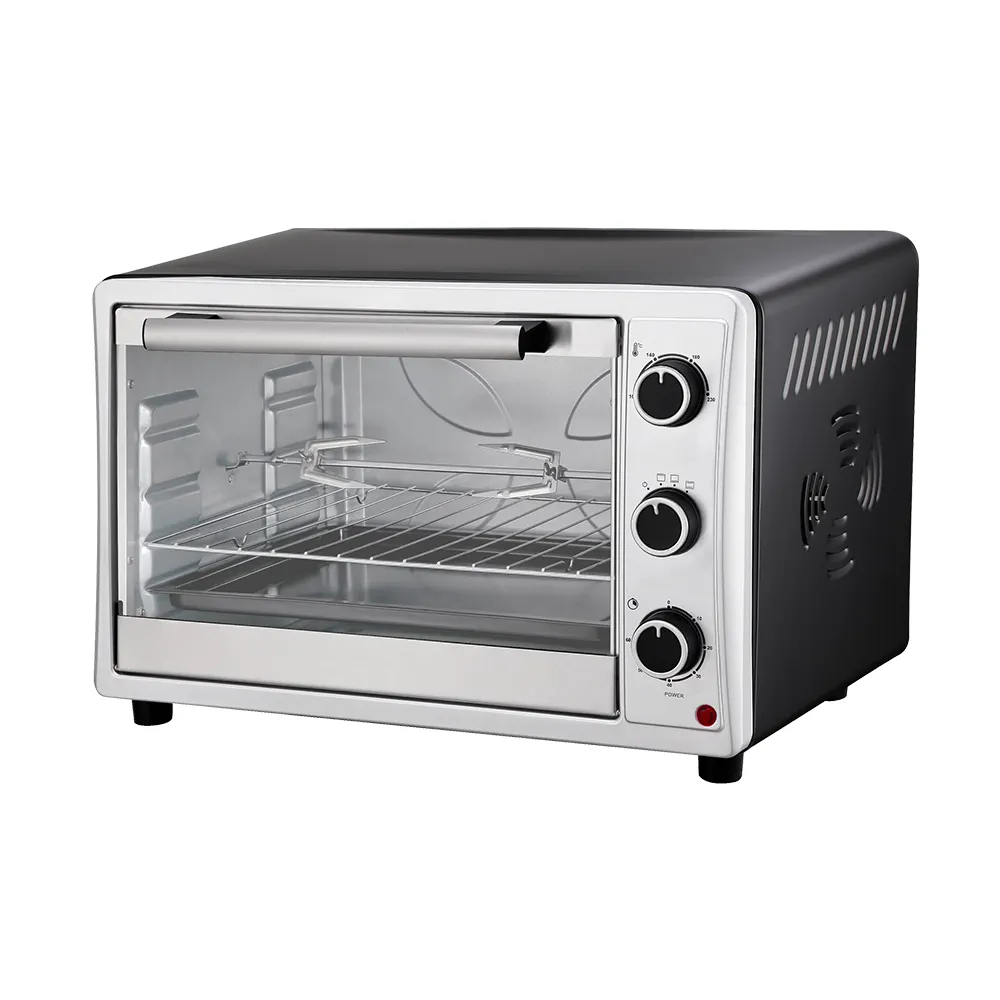 Beste Qualität multifunktionales Haushalt 38 L elektrischer Mini-Toaster Pizza Kuchen Bäckerei Ofen Konvektion Toaster Ofen