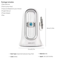 Appareil portable coréen de microdermabrasion Hydra Beauty à jet d'eau et microbulles pour le visage