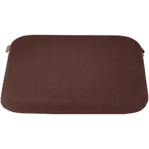 Atacado Custom Logo Square Shape chair pad Comfort Seat Cushion com Memory Foam Filling for Long Sitting