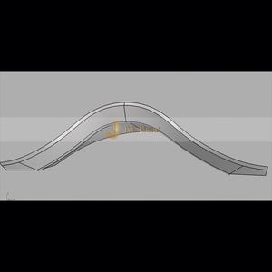 ANW2048 Escultura Minimalista de Acero Inoxidable, Arte Decorativo Personalizado para Interiores, Pieza de Arte para Residencias y Oficinas de Lujo - Product Image 3