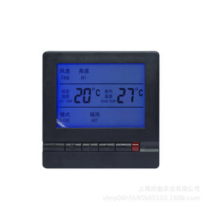 Intelligent LCD Thermostat Temperature Controller for Home HVAC <b>Systems</b> Central <b>Air</b> <b>Conditioning</b> Three-Speed Switch Control - Product Image 2