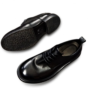 Chaussures de mariage haut de gamme sur mesure pour hommes en cuir véritable à bout pointu, à lacets, formelles, pour l'automne, le bureau et la carrière, rehaussantes - Product Image 6