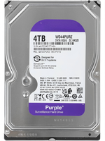 Nuevo Disco Duro de Vigilancia SATA de 4 TB, 3.5 Pulgadas, Interno, 6 Gs, 128 MB de Caché, 24/7 NVR para Monitoreo CCTV WD44PURZ