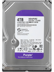 ฮาร์ดดิสก์สำหรับกล้องวงจรปิด 4TB SATA ขนาด 3.5 นิ้ว ความเร็ว 6Gb/s หน่วยความจำแคช 128MB รองรับ 24/7 สำหรับ NVR รุ่น WD44PURZ HDD - Product Image 5