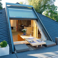 D-TOP SHENZHEN 2023 dôme de toit, système de pyramide circulaire de lumière du ciel, lucarne électrique en aluminium, lucarres en verre pour maison