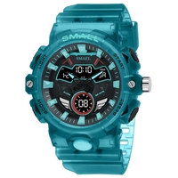 Smael 8085 50m montre-bracelet étanche horloge Sport montre hommes hommes Quartz montres numériques alliage plastique dernier alliage rond