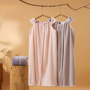 <span class=keywords><strong>Serviette</strong></span> portable, jupe <span class=keywords><strong>de</strong></span> bain, enveloppe, poitrine, style peignoir, polaire corail pour femmes, salon <span class=keywords><strong>de</strong></span> beauté - Product Image 1