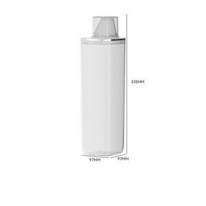 Household Food Safe Eco-Friendly <b>Stackable</b> sealed Plastic <b>Storage</b> <b>Box</b> Kitchen Canister for Cereal Nuts Dry Goods <b>Storage</b> - Product Image 4