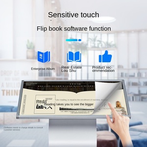 Máquina de Pantalla Táctil para Consultas en Centros Comerciales y Salas de Exposiciones, Pantalla Grande de Alta Definición para Publicidad - Product Image 3