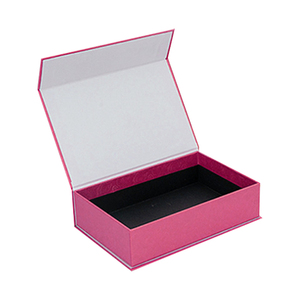 Caja Magnética de Cartón Plegable Rosa Grande de Lujo Personalizada con Tapa de Cierre Magnético para Empaque - Product Image 1