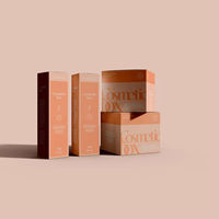 Caja Cosmética de Estilo Carpeta para Productos de Cuidado de la Piel con Aceites Esenciales, con Logotipo Impreso de Diseño Personalizado, Hecha con Materiales Reciclados, para Regalo de Perfume y Lápiz Labial