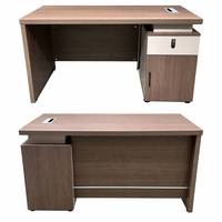 Bureau de direction ergonomique modulaire moderne en bois massif / Bureau de cadre / Bureau de superviseur / Table de bureau / Bureau informatique