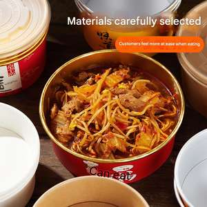 ชามกระดาษฟอยล์อะลูมิเนียมแบบใช้แล้วทิ้ง หนา ทรงกลม สำหรับใส่อาหารกลับบ้าน บรรจุภัณฑ์อาหารแบบนำกลับบ้าน - Product Image 5