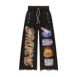 Áo hoodie nam phong cách đường phố, dáng rộng, chất liệu acid stone wash, in họa tiết nổi, màu phai nắng, khóa kéo, bộ đồ mùa đông chất liệu vải Terry - Product Image 5