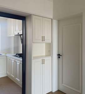 Armoire en bois de luxe moderne, portes coulissantes pour chambre à coucher et salon d'hôtel, rangement sur mesure - Product Image 5