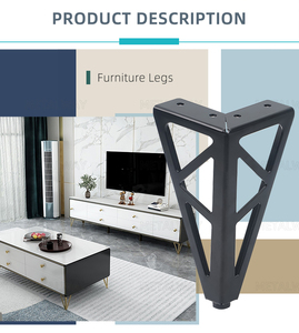 Fabrieksdriehoekige vorktafelondersteuning verchroomd zwaar metaal kast bank hardware meubilair benodigdheden buiten woonkamer - Product Image 4