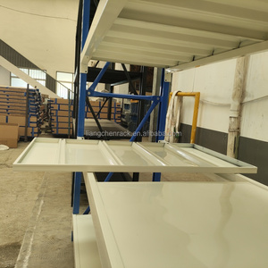 Étagères de stockage industrielles personnalisées, fabrication directe, montage facile, réglables, revêtement en poudre époxy résistant - Product Image 4