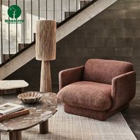 Moontree Wohnzimmer-Stoffsofa Kreatives Ecksofa Sessel Ruhebereich Empfang Bekleidungsgeschäft Ruhebereich Sofas und Stühle