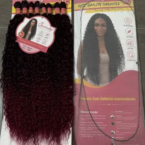 Perruque tressée au crochet en fibre haute température, style vague d'eau, double trame, 100 % cheveux synthétiques, style africain pour femme – Grande Vente - Product Image 5
