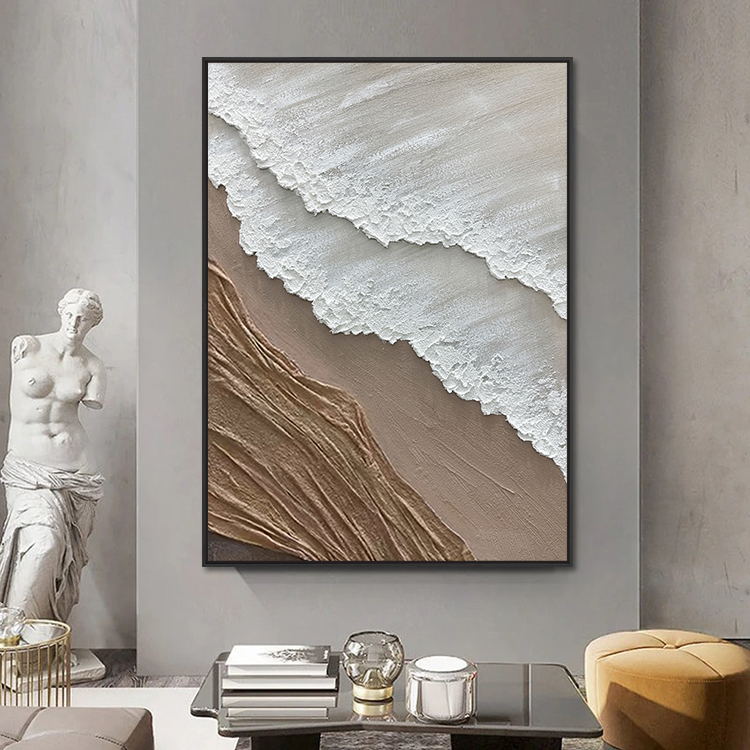 Modern 3D Decorative Abstract Seascape Wall
