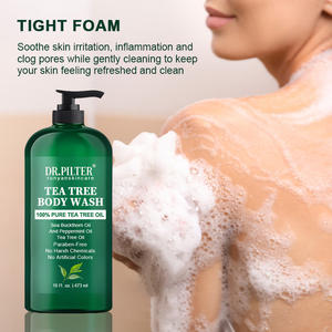 Fórmula de gel antibacteriano orgánico para el acné de espalda <span class=keywords><strong>Jock</strong></span> <span class=keywords><strong>Itch</strong></span> Atletas Pie Olor corporal Perfumado Active Tea Tree Body Wash - Product Image 4