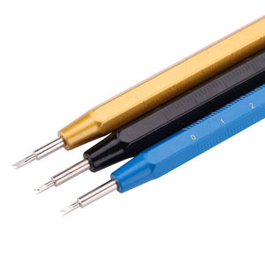 Fabriek Metalen Horlogeband Veerbalk Link <span class=keywords><strong>Pin</strong></span> Remover Reparatie Set Met Liniaal Dubbelkoppig Handgereedschap - Product Image 4