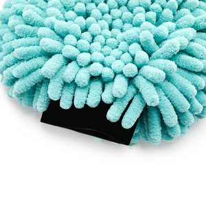 Gants de nettoyage de voiture en microfibre, forme patte d'ours, en chenille riche et moelleuse pour le detailing automobile - Product Image 2