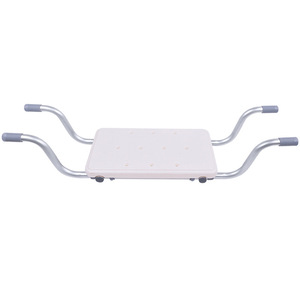 Chaise de douche et de bain télescopique Chuangxi en alliage d'aluminium, blanche, antidérapante, pour massage et bien-être - Product Image 1