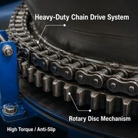 Pencacah Jerami untuk Bale Kapas Bulat dan Persegi dengan Pengait Tarik Traktor A-Frame, Mobile, OEM
