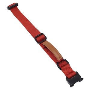 <span class=keywords><strong>Collar</strong></span> personalizado de cuero PU de nailon con asa para entrenamiento ligero para perros grandes <span class=keywords><strong>2025</strong></span> - Product Image 5